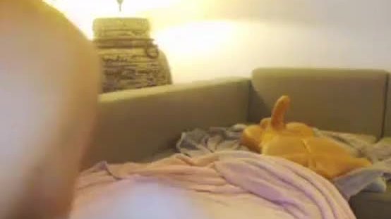 Blonde fucking with a fake dude